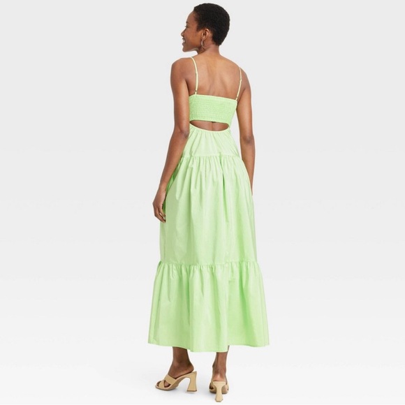Maxi Sundress - A New Day, Green - Size Small - Picture 3 of 4